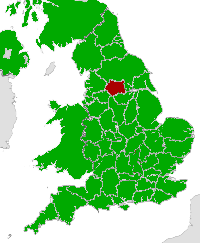 Map of West Riding of Yorkshire